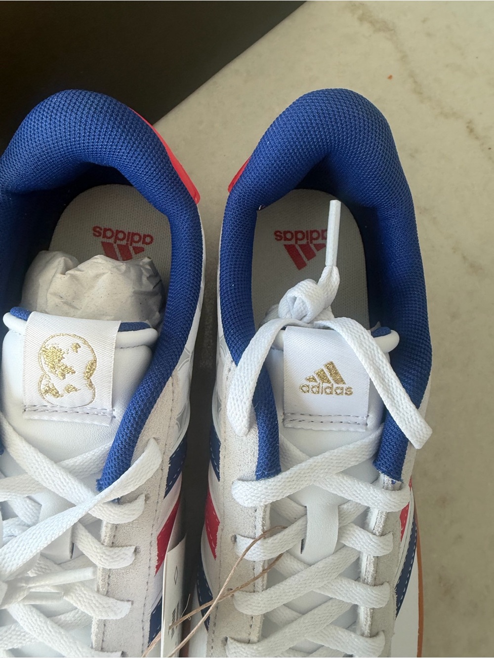 adidas  Sneakers in White, Ruby & Navy! 7 - Picture 8 of 10